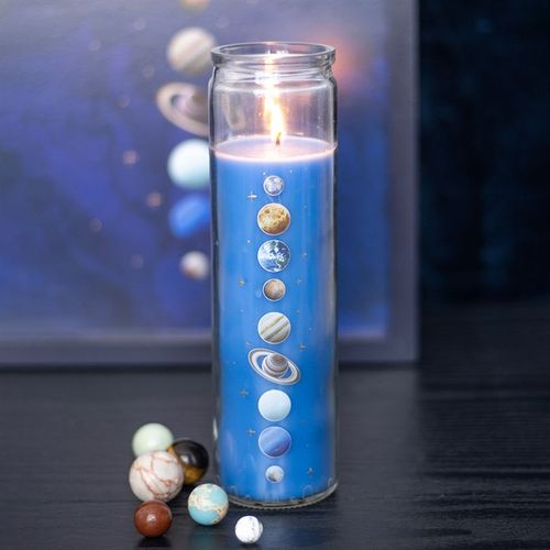 Solar System Tube Candle