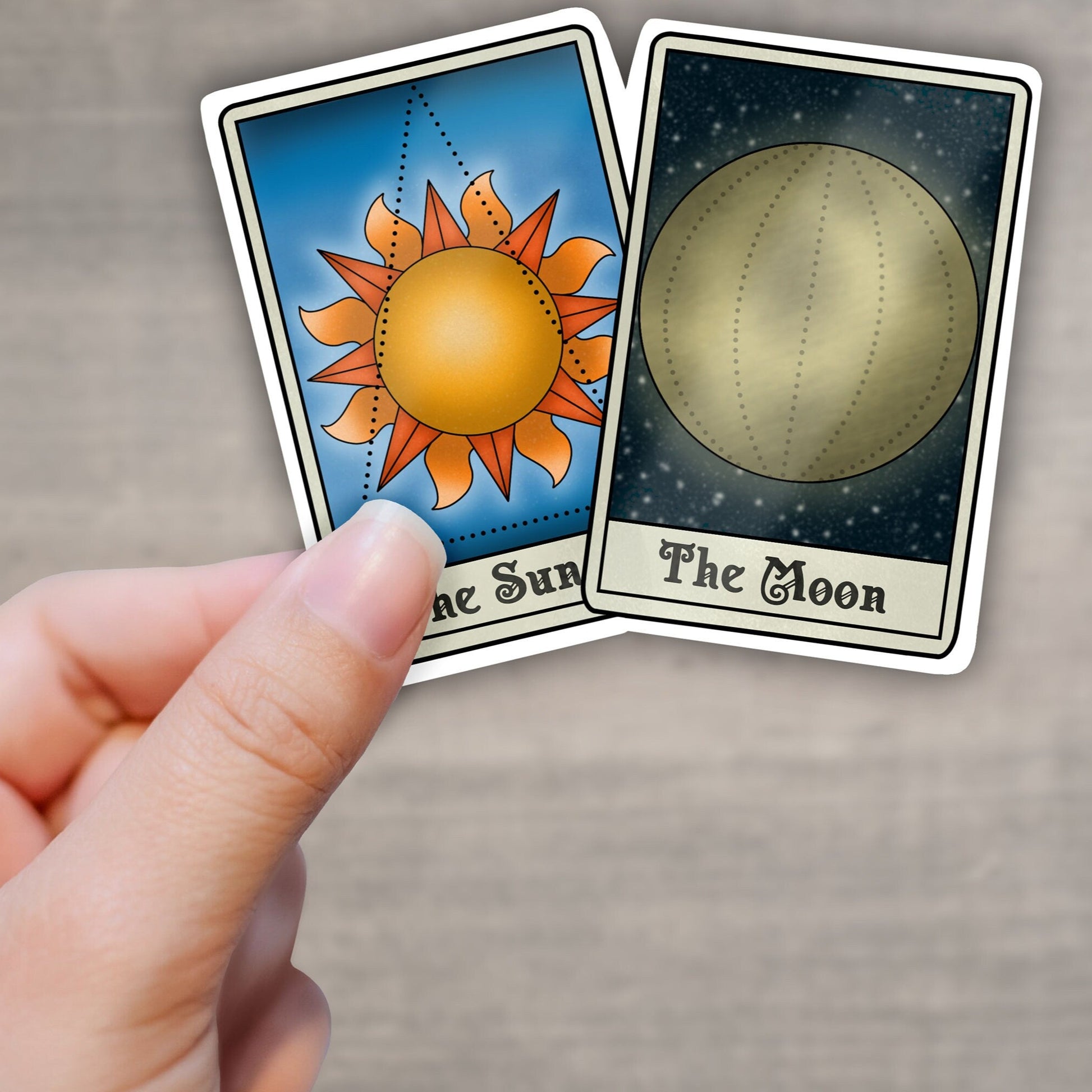 Tarot Card Sticker