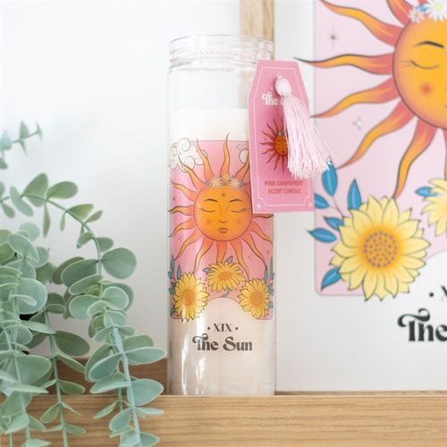 Tarot 'The Sun' Tube Candle