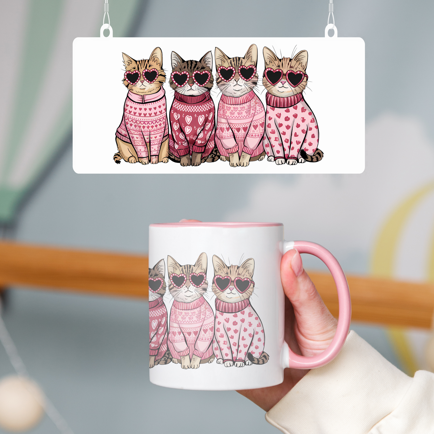 Valentine's Kittens Mug